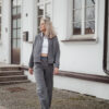 "JUODA" HERRINGBONE ŽAKARDAS